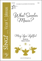 What Sweeter Music Can We Bring? SAB choral sheet music cover